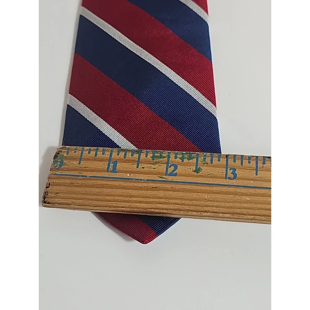 Brooks Brothers Irregular Tie All Silk Striped Multicolor